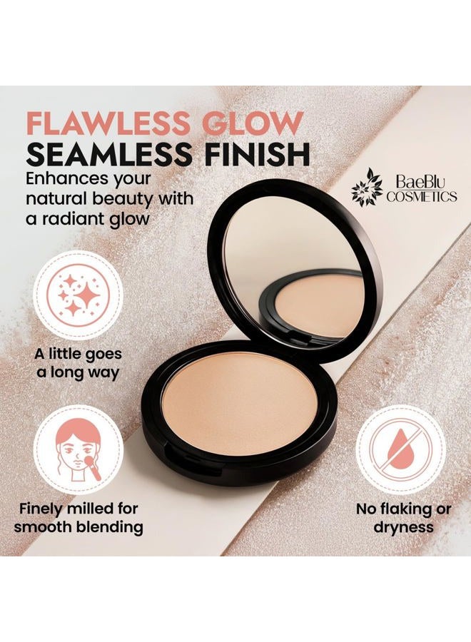 BaeBlu Best Organic 100% Natural Vegan Highlighter Makeup, Made in USA, Pressed Powder Highlighter , Luminessence - Image 4